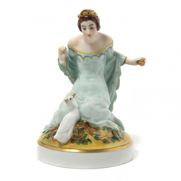 Фарфоровая фигура "Принцесса и лебедь". Rosenthal
