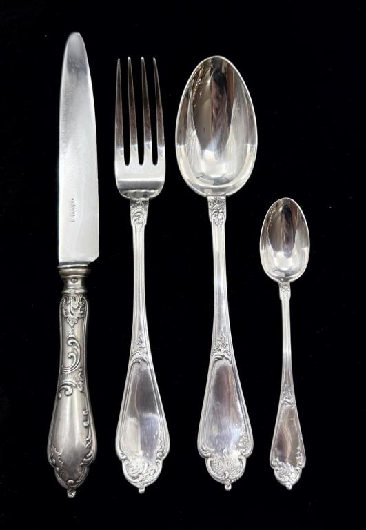 СЕРЕБРО 84 проба! ФАБЕРЖЕ! ОРИГИНАЛ! СТОЛОВЫЙ ЭГОИСТ ФАСОН №3"! 321 гр!