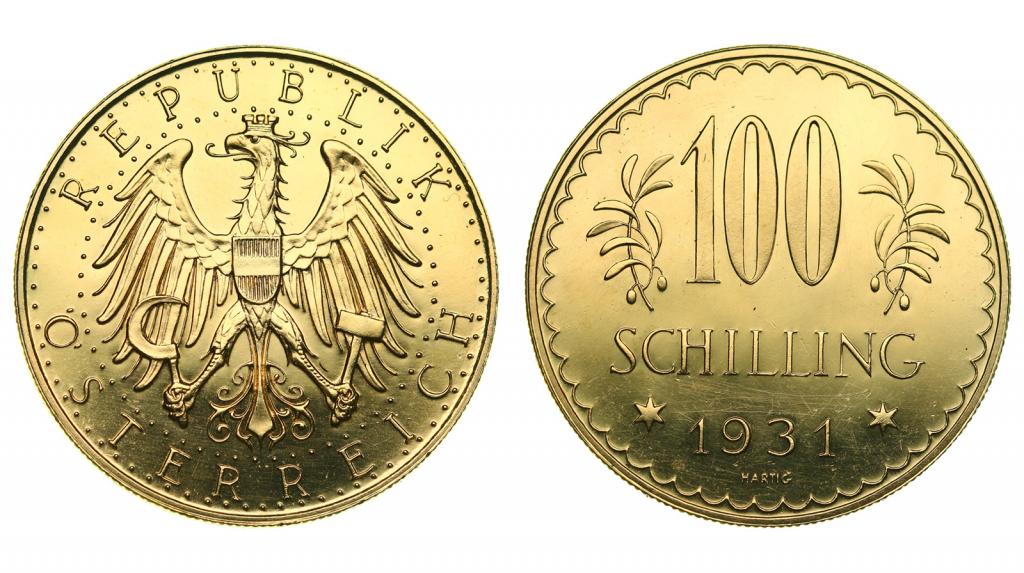 Австрия. 100 шиллингов 1931 года. 282348
