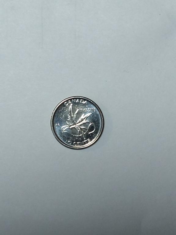 Канада.  10 центов 2017 год.  150 лет Конфедирации.