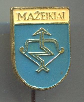 MAZEIKIAI. МАЖЕЙКЯЙ. ЛИТВА. ЛИТОВСКАЯ СЕРИЯ. ТМ. ХОЛ. ЭМАЛЬ (Д)