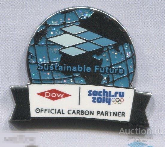 Олимпийский знак Сочи 2014 официальный партнёр DOW