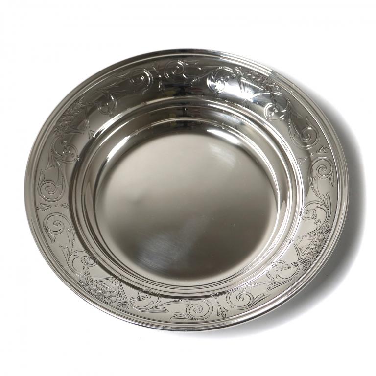 Серебряная ваза (миска, тарелка). США, Shreve & Со.