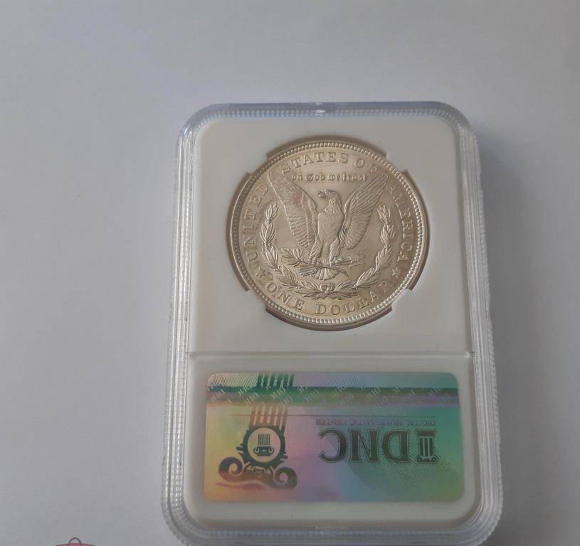 США 1 доллар Морган 1921 Слаб MS64 Серебро NGC