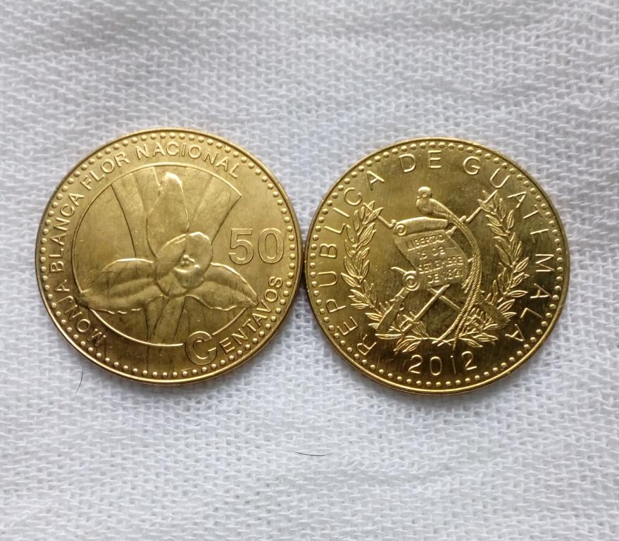 Гватемала 50 сентаво 2012 год