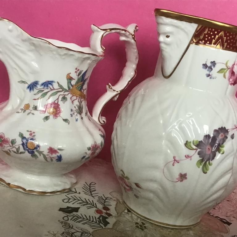 Англия Костяной фарфор Редкие кувшины Coalport/Hammersley Клеймо