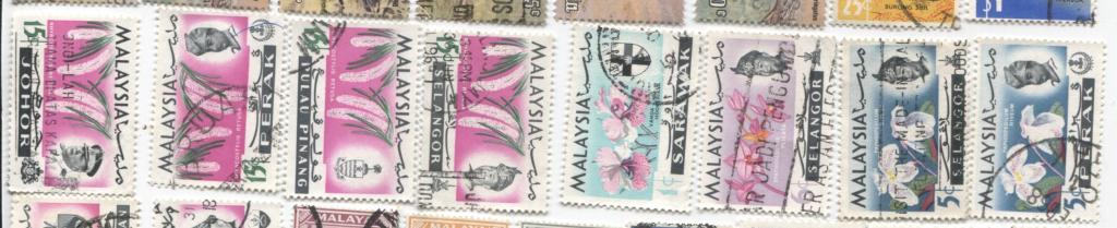 1965 Малайские штаты Цветы 10м.гаш