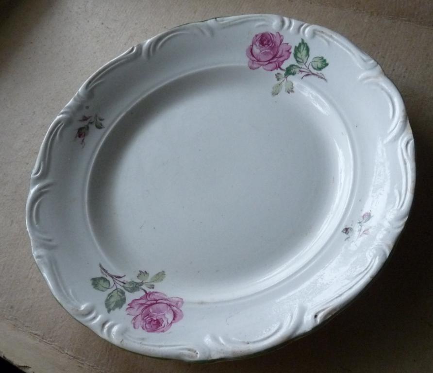 Тарелка Розы Будянский фз Серп и Молот 1950-е