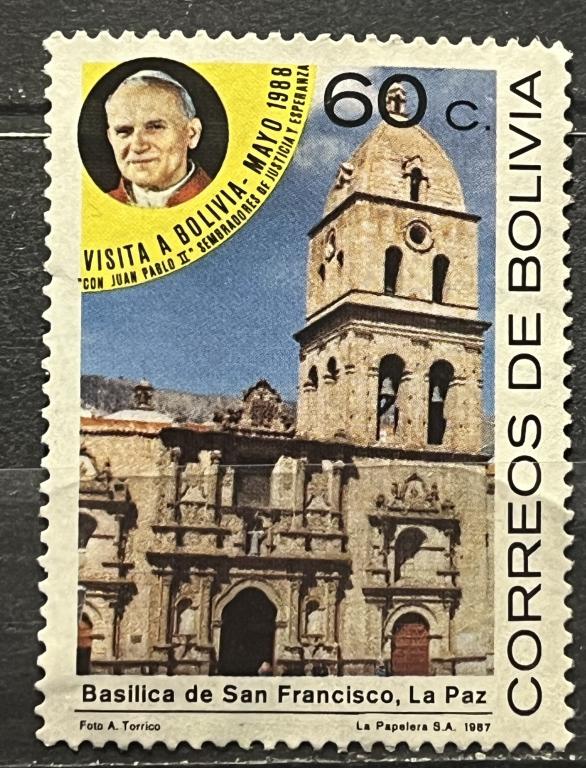 Почтовая марка Боливия 🇧🇴