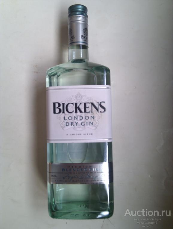 Джин "Биккенс" (Bickens London Dry Gin). 1 литр. 40%.