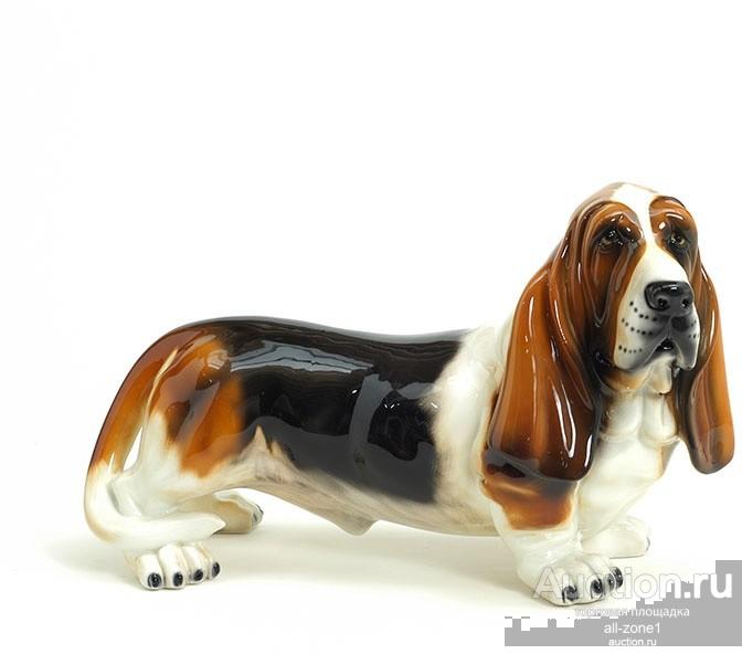 Статуэтка собаки породы БАССЕТ CB-341