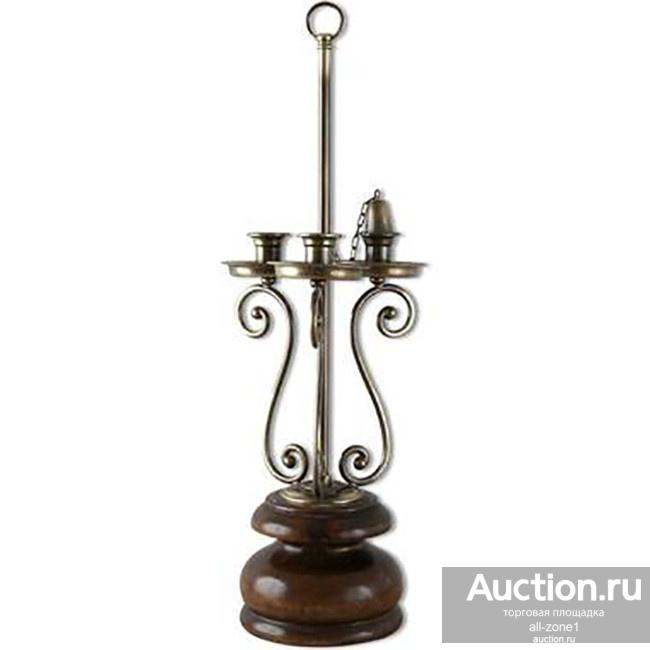 Подсвечник деревянный на три свечи FC-302