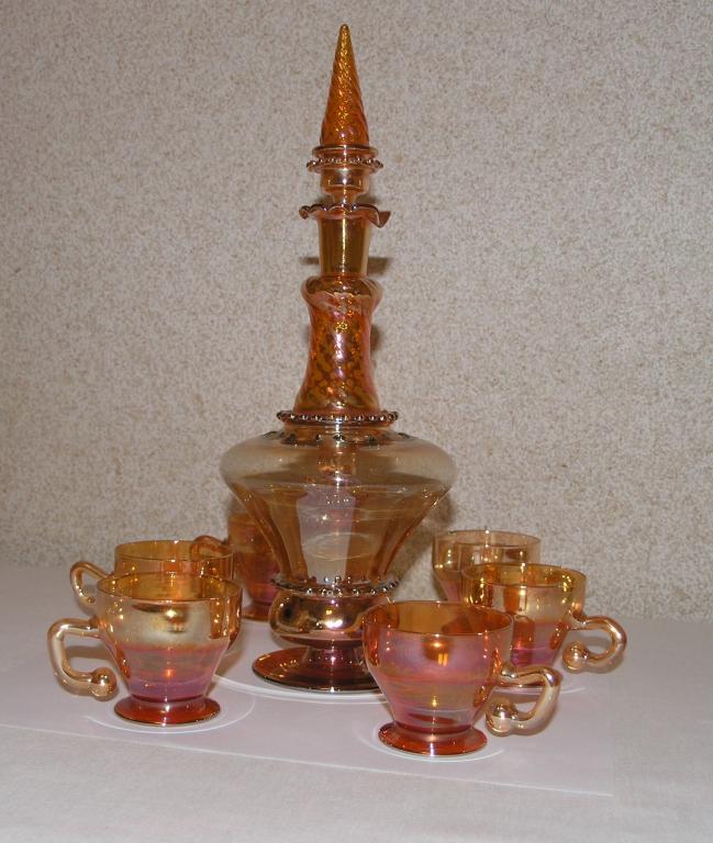 Графин, 1950-е годы, дутое стекло