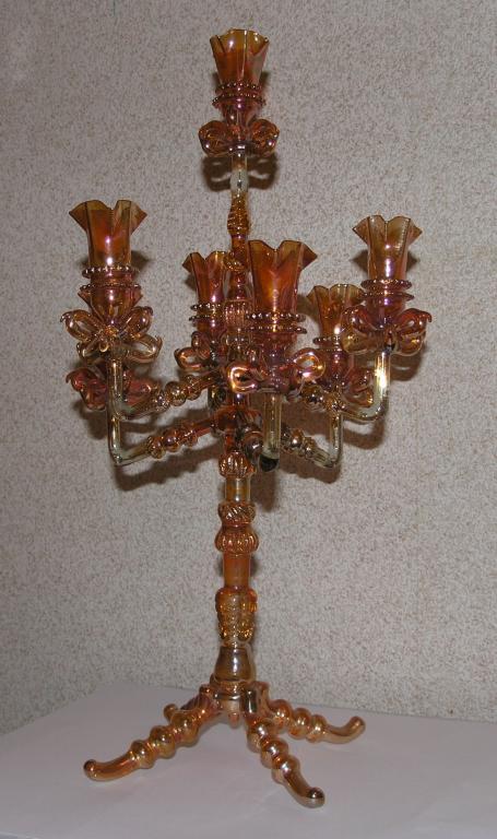 Подсвечник (канделябр), 1950-е годы, стекло