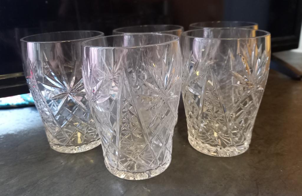 Винтаж: Хрустальные стаканы. 70-е годы СССР