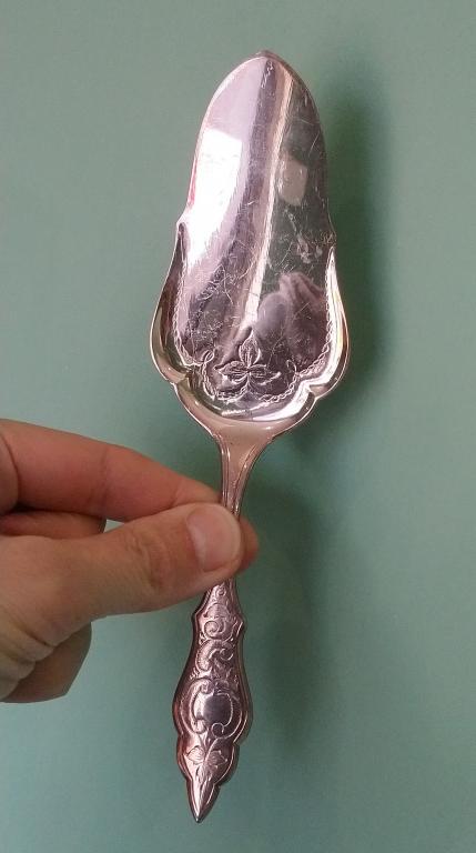 Лопатка для торта Германия серебрение 1950