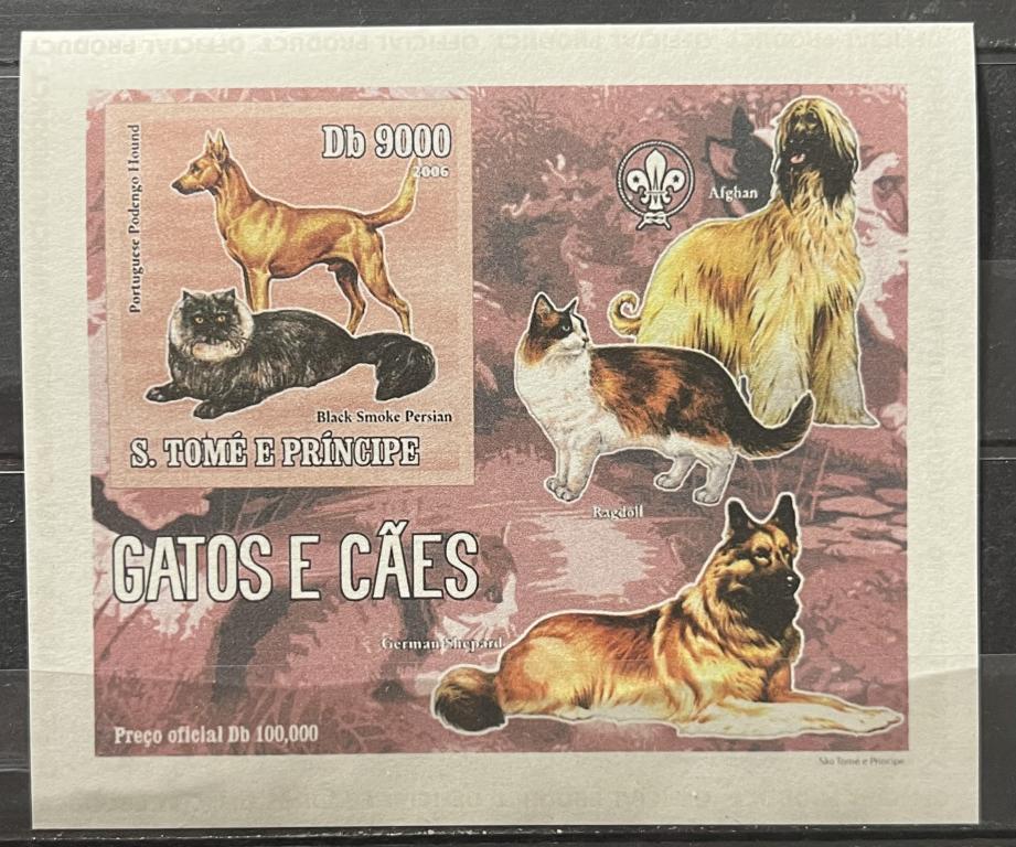 Почтовый блок Сан-Томе и Принсипи 🇸🇹