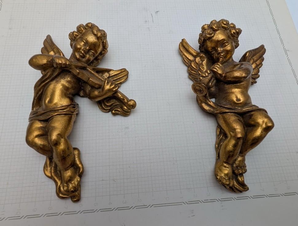 Ангелы 2 шт. винтажное настенное украшение (A866)