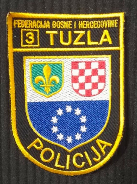 Шеврон Нашивка Полиция Босния и Герцеговины г . Тузла