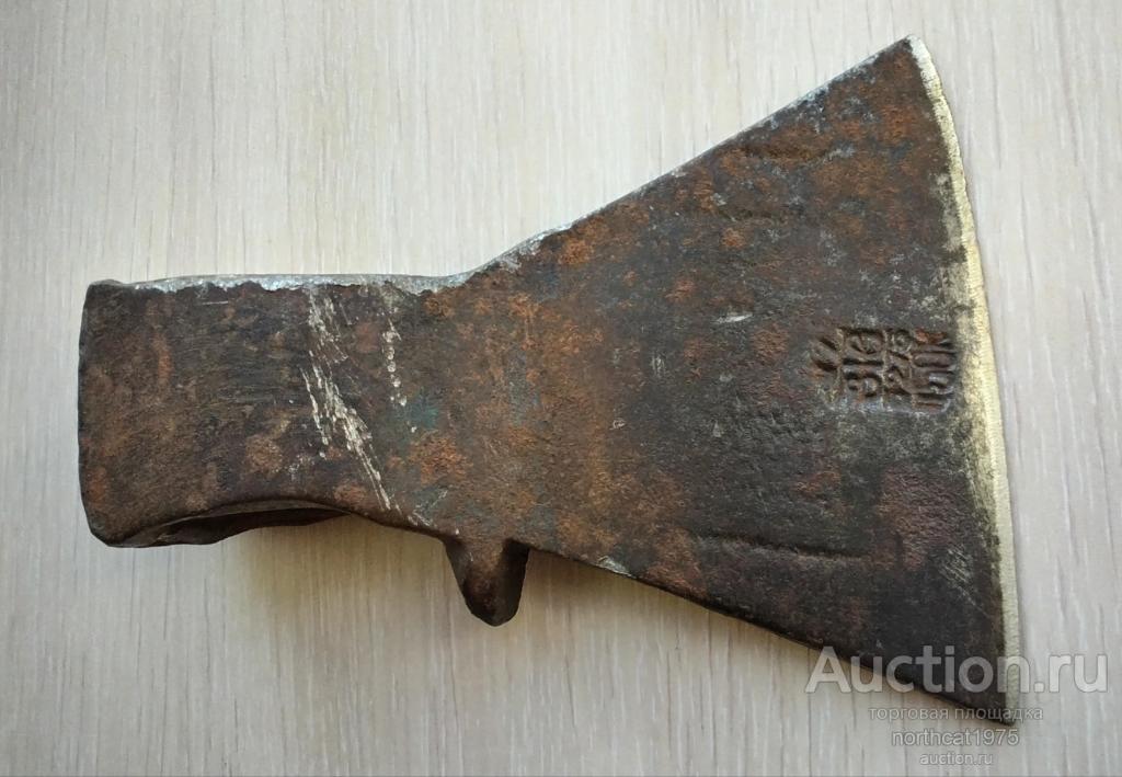 Кованый топор (топорик). Клеймо завод ТРУД ВАЧА 1975 г. Период СССР.