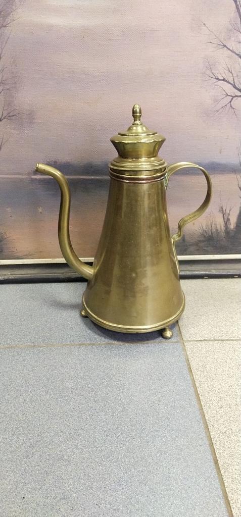 Кофейник. Кувшин. Латунь. Европа. Большой.