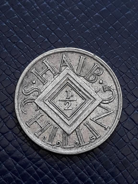 Австрия 1/2 шиллинга 1925 КМ 2839