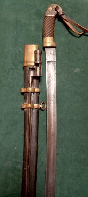 Шашка со штыком, 1934 год. Клейма. Торг..