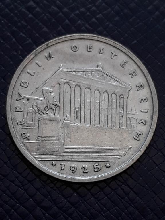 Австрия 1 шиллинг 1925 КМ 2840