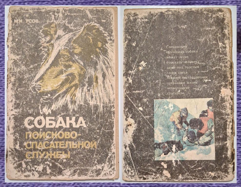 «Собака поисково-спасательнойслужбы» М.И.Усов.