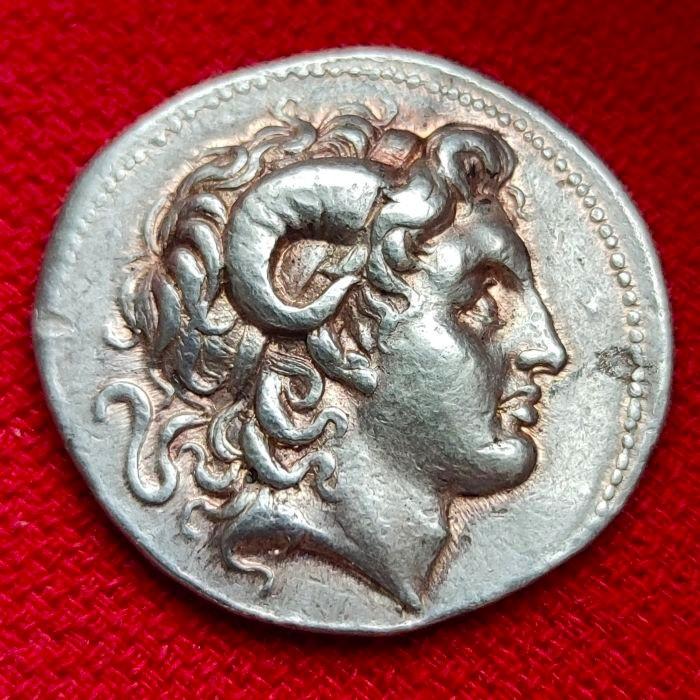 Фракия Лисимах тетрадрахма Александрия Троадская XF+ Artistyc style