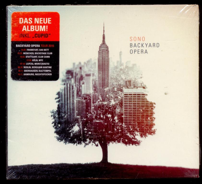 SONO – Backyard Opera 2016 фирменный digipack GERMANY (лот D) НОВЫЙ ЗАПЕЧАТАН