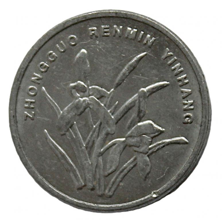 КИТАЙ 1 цзяо 2003 (KM# 1210). Цветок орхидеи