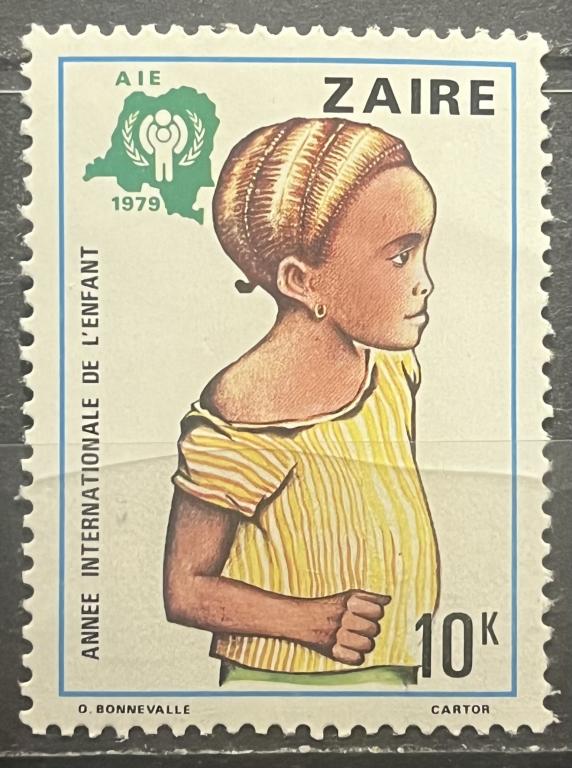 Почтовая марка Заир (Демократическая Республика Конго 🇨🇬)