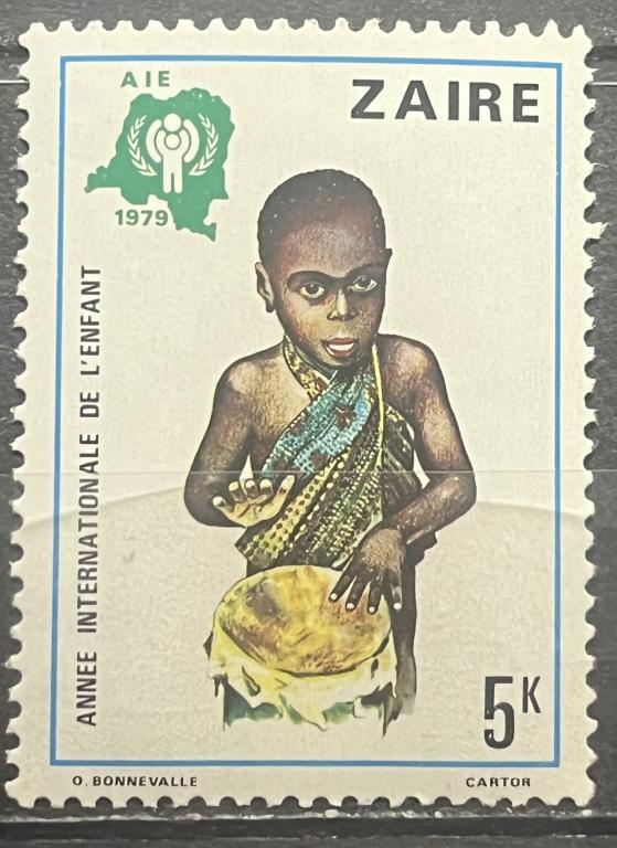 Почтовая марка Заир (Демократическая Республика Конго 🇨🇬)
