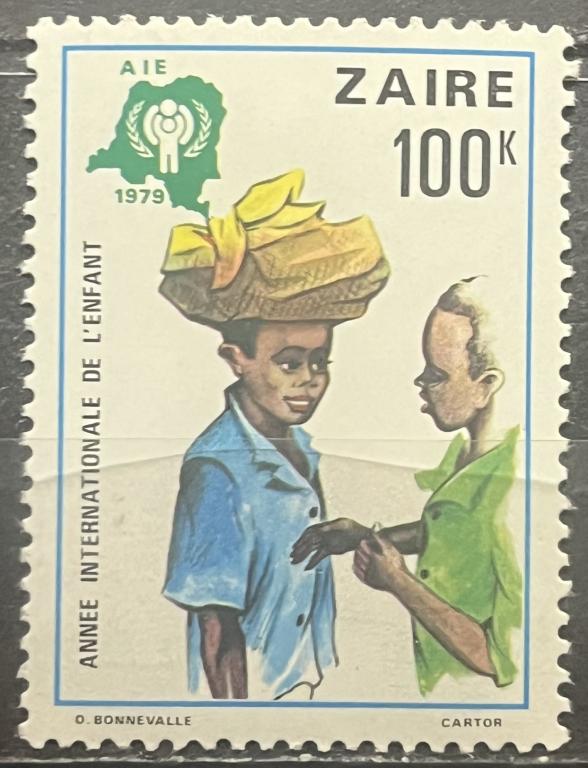 Почтовая марка Заир (Демократическая Республика Конго 🇨🇬)