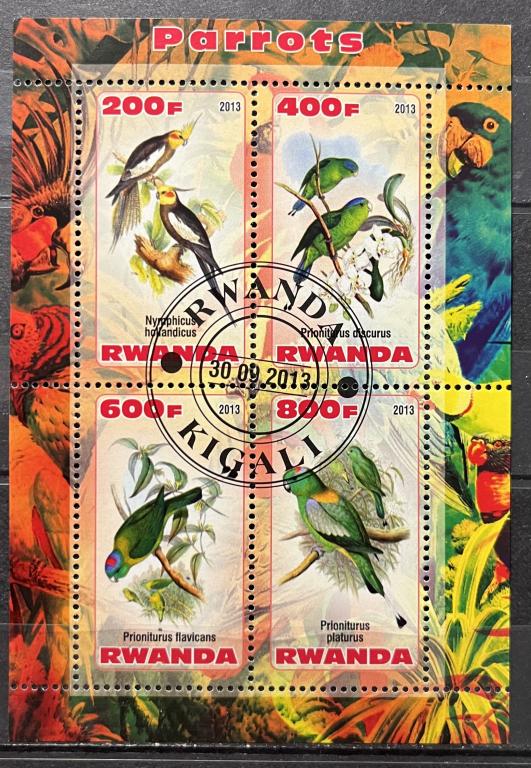 Почтовый блок Руанда 🇷🇼