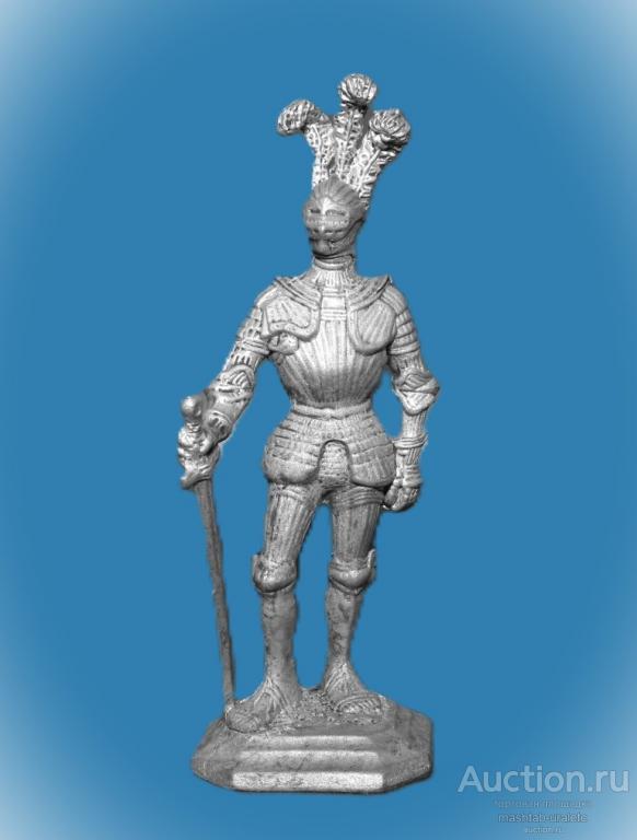 008. Оловянный солдатик Рыцарь. Германия, нач. 16 века