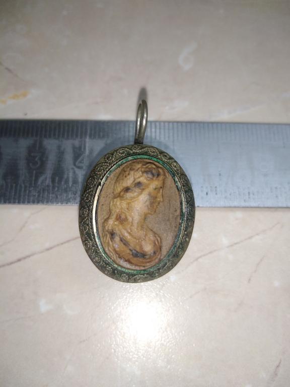 Серьга потеряшка времён СССР. Камея. Винтаж