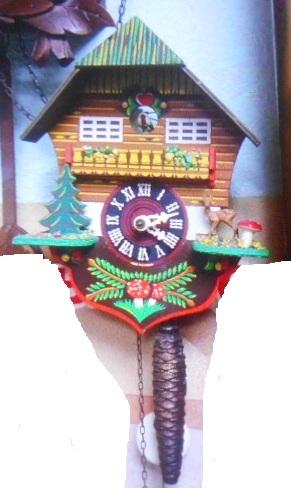 Часы Настенные с Кукушкой Детские Шварцвальд Schwarzwald Германия На Ходу Редкие Состояние