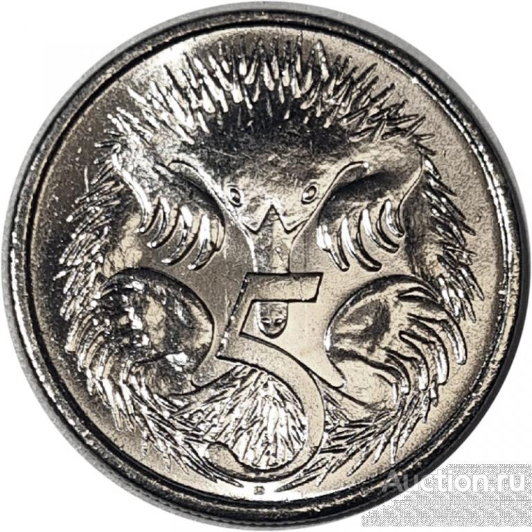 Австралия 5 центов 2018 год