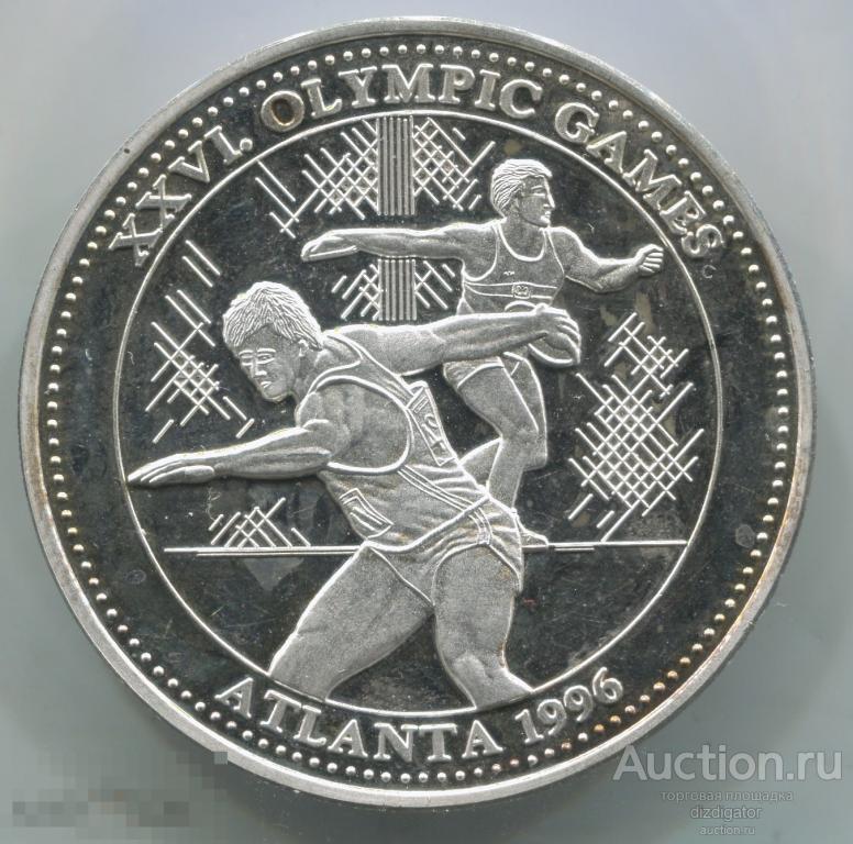 Медаль США Atlanta Olympic game 1996 Серебро 999