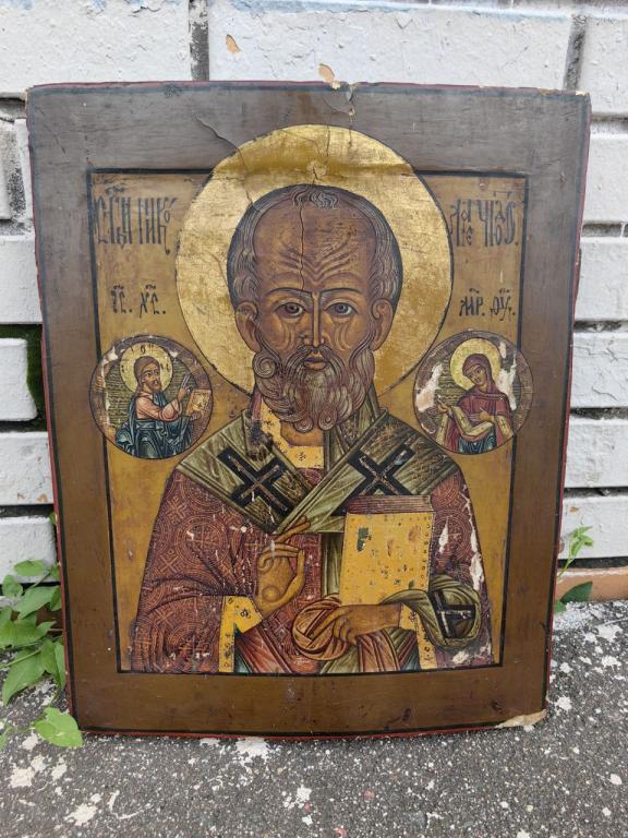 Старообрядная Икона Николай Чудотворец