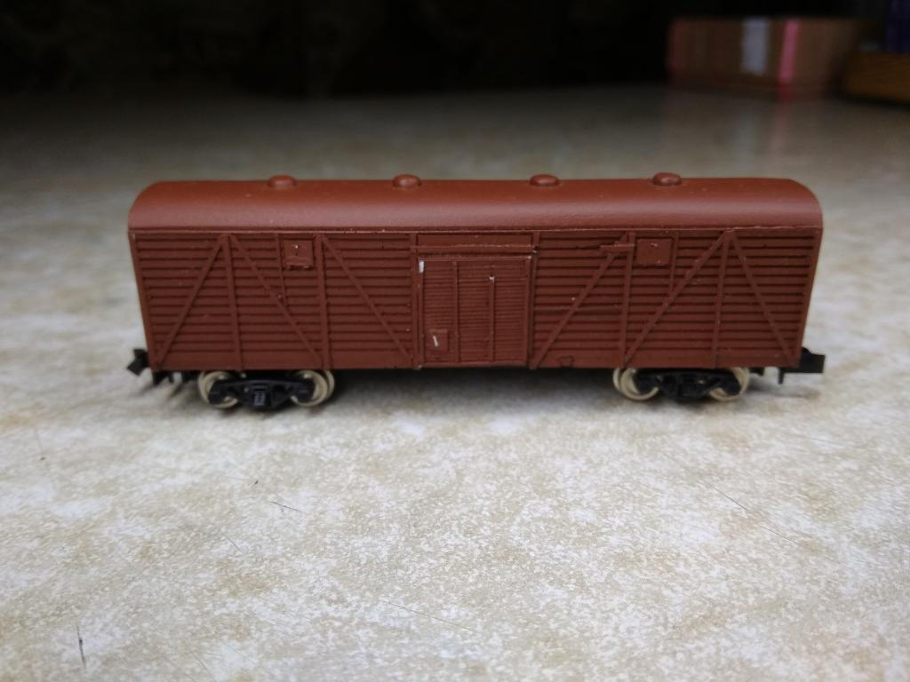 9мм.(N) Крытый вагон 11-066 СЖД РЖД