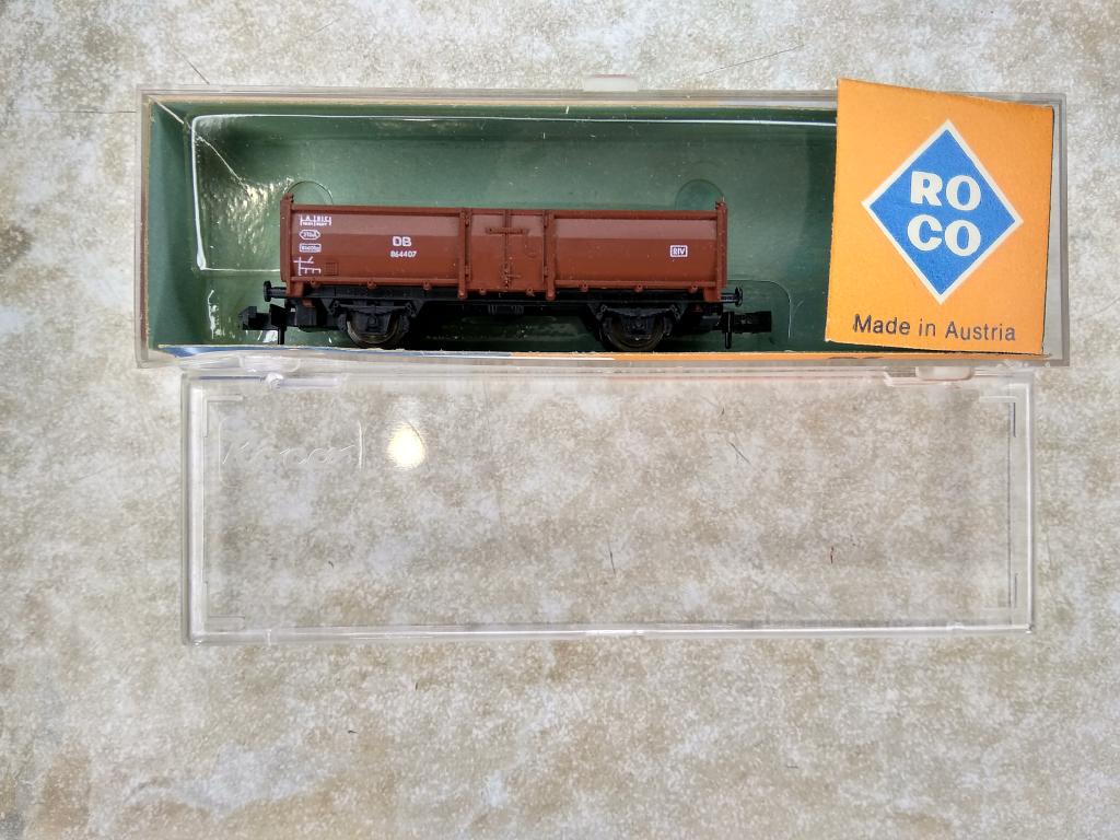 9мм.(N) Roco 2-х осный полувагон под металл,DB