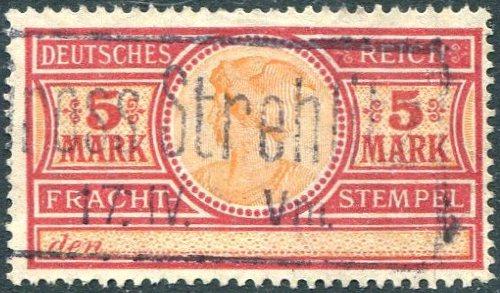 Германия 1906 Frachtstempel авто, железнодорожный и пароходный фрахтовый сбор 5 м.