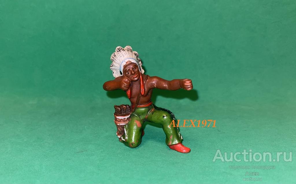 № 005 МАТО ТОПЕ, ИНДЕЕЦ ГДР, РЕЗИНОВЫЙ, КОВБОИ, СОЛДАТИК, ГДР, ФИГУРКА, ВЕСТЕРН, ДИКИЙ ЗАПАД