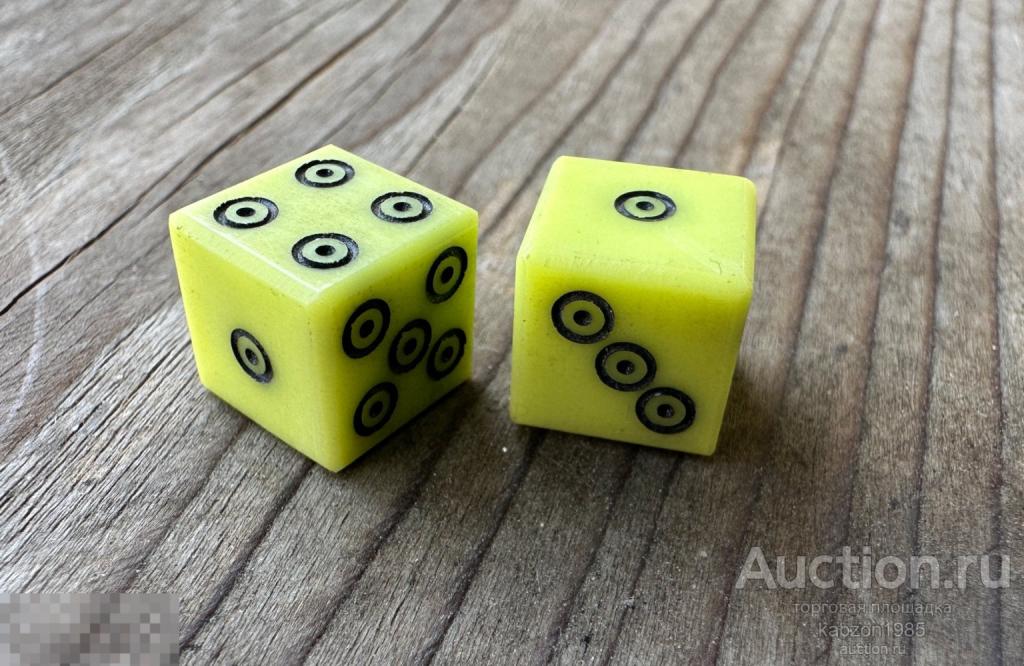 Игральные кубики, зары ручной работы. Лот#272
