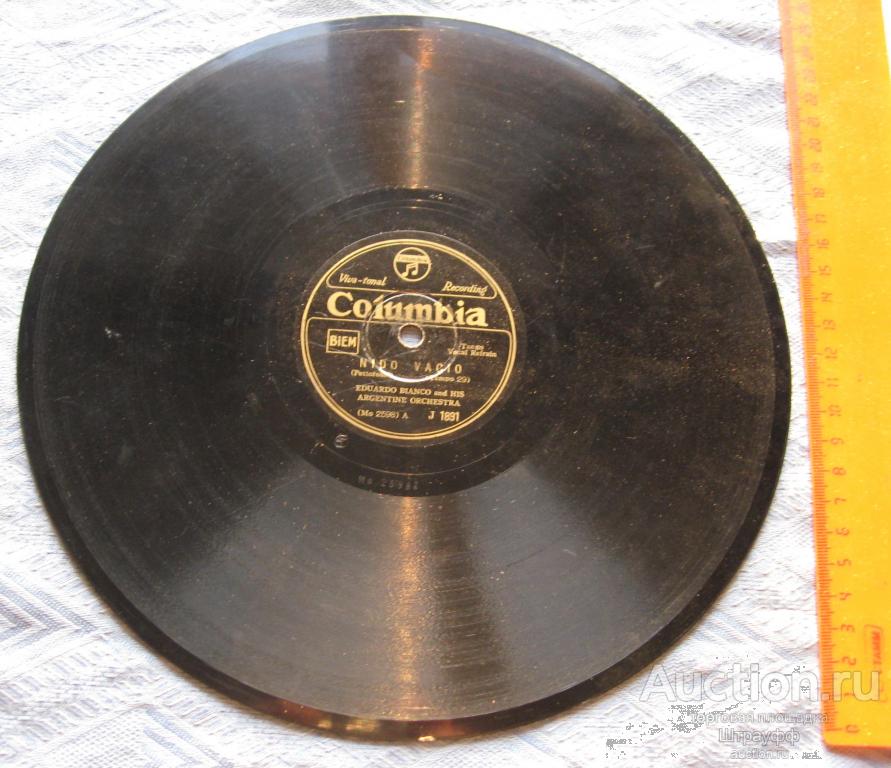 Патефонная пластинка. Колумбия. Пустое гнездо. Аргентинский перикон. С пением. Аргентинский оркестр.