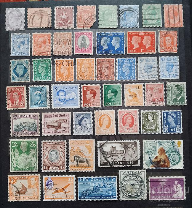 Британское содружество подборка 48 марок