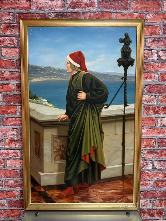 Картина "Данте​". Холст, масло, лак. Федотов В. 1997 год